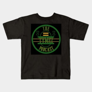 Tymez Podcast Black, Green, and Gold Kids T-Shirt